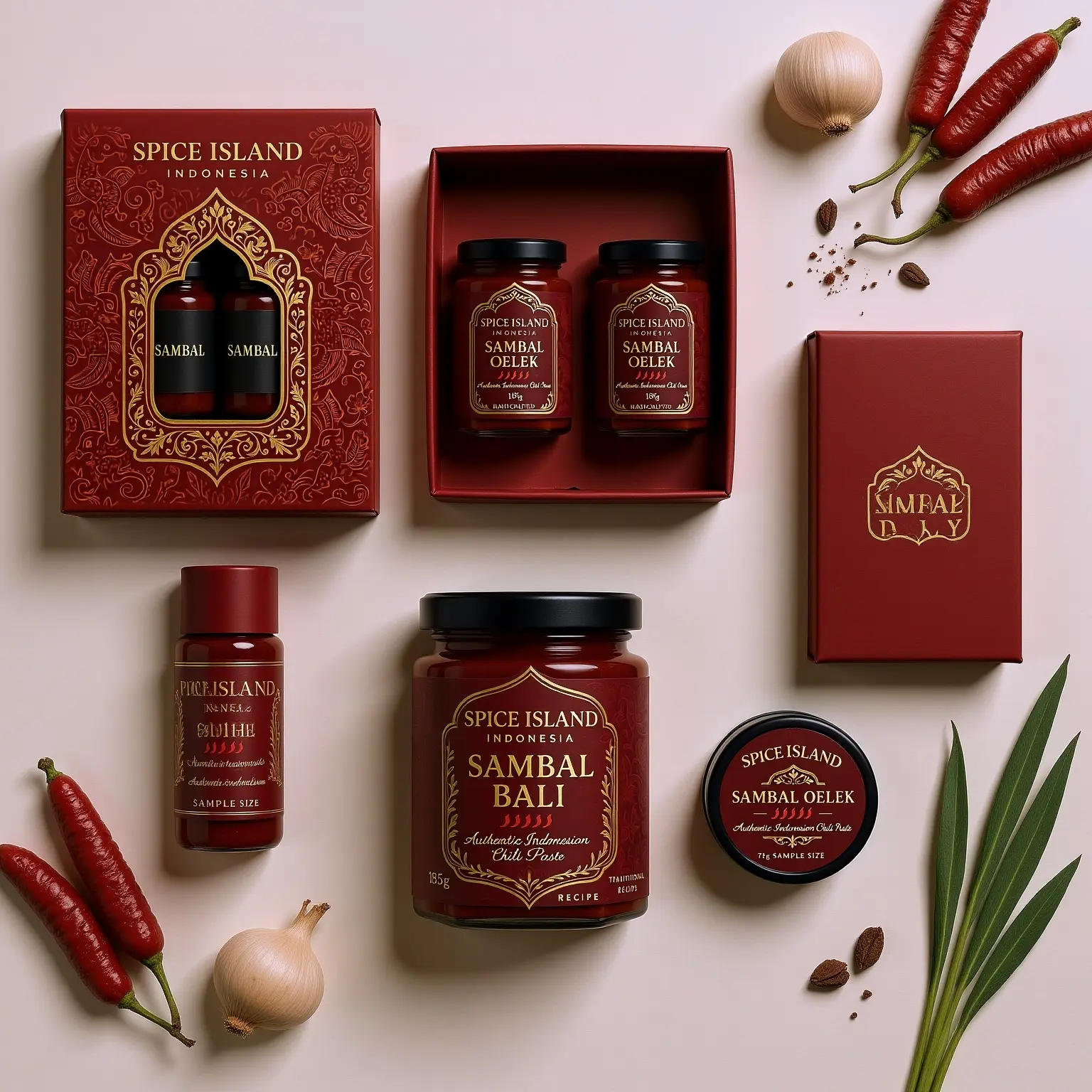 Indonesian Sambal Gift Set - Complete Collection by Chef Yossie