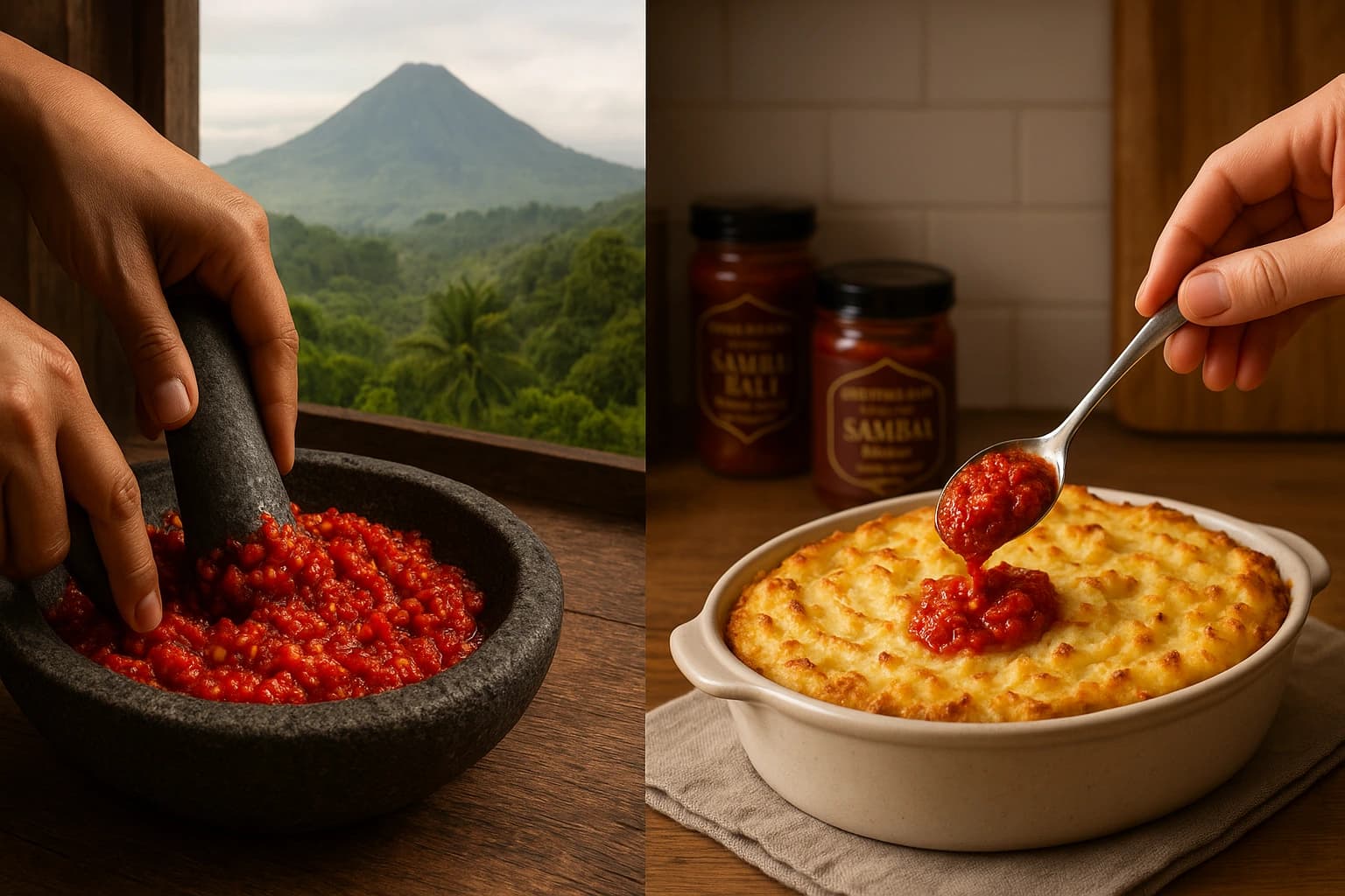 5 Ways to Use Indonesian Sambal in British Cooking - Cooking Tips featuring Indonesian cooking techniques and ingredients for UK families