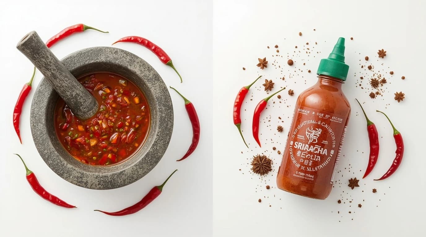 Sambal vs Sriracha: Original Asian Hot Sauce Comparison