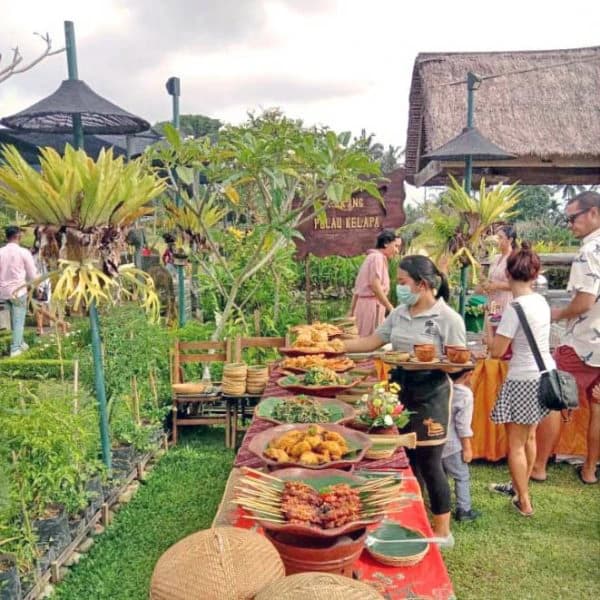 Family catering kitchen in Bandung, Indonesia - where Chef Yossie learned traditional Indonesian cooking