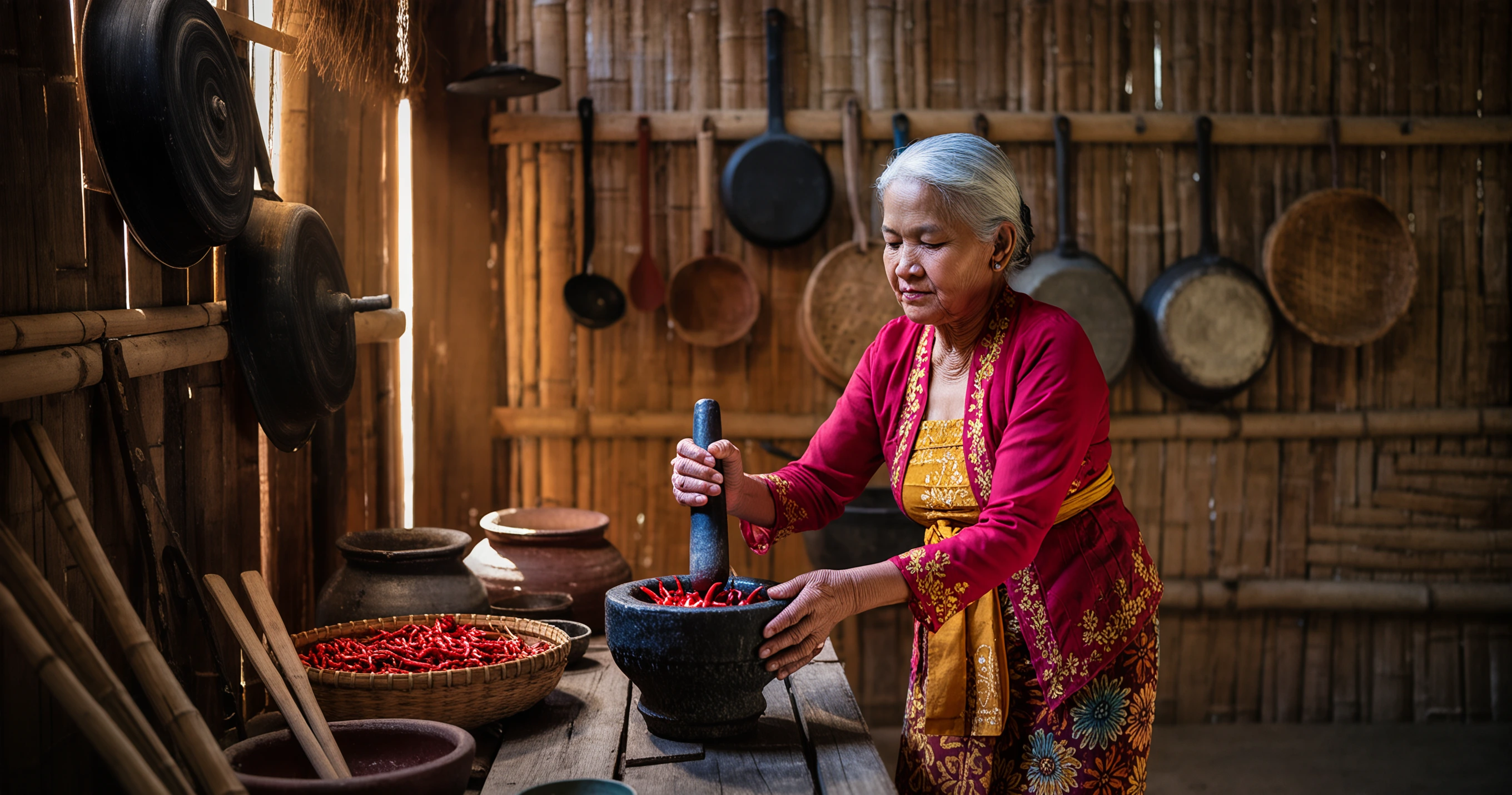 The Art of Traditional Sambal Making: A Journey Through the Spice Islands